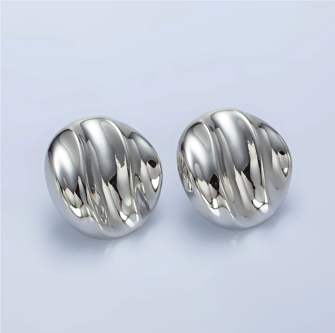 Abstract Stud Earring